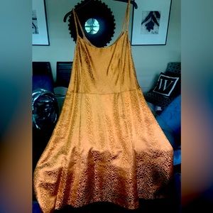 Lane Bryant Women’s copper ultra sheek rose dress